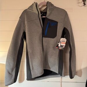 Reebok Gray Lightweight Zip-Up Jacket